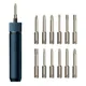 Отвертка аккумуляторная Hoto Straight Handle Electric Screwdriver, темно-зеленая - фото № 1