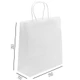 Пакет из бумаги Pretend, белый - фото № 2