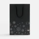 Пакет из бумаги Wintry, черный - фото № 2