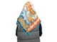 Платок «Русская зима», разноцветный - фото № 5