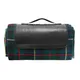 Плед для пикника Tartan , черный - фото № 3