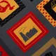 Плед с рисунком Teplo Industry, металлургия, разноцветный - фото № 5