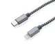 Кабель USB 3 в 1: micro USB / Lightning / Type C, XD Collection, плетеный, серый - фото № 6