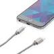 Кабель USB 3 в 1: micro USB / Lightning / Type C, XD Collection, плетеный, серый - фото № 2