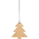 Подвеска деревянная Christmate, елочка, коричневая - фото № 2