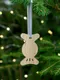Подвеска деревянная Christmate, конфета, коричневая - фото № 4