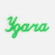 Подвеска Word «Удача», 3D-печать на заказ, зеленая - фото № 1