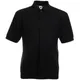 Поло мужское Fruit of the Loom Pocket Polo 180, черное - фото № 1