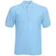 Поло мужское Fruit of the Loom Pocket Polo 180, голубое - фото № 1