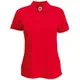 Поло женское Fruit of the Loom Lady-Fit Polo 180, красное - фото № 1