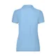 Поло женское Fruit of the Loom Lady-Fit Polo 180, голубое - фото № 3