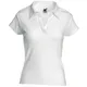 Поло женское Fruit of the Loom Lady-Fit Rib Polo 220, белое - фото № 1