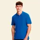 Поло мужское Original Polo из хлопка, 185 г/м², черное - фото № 5