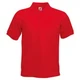 Поло мужское приталеннное Fruit of the Loom Slim Fit Polo 210, красное - фото № 1