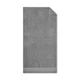 Полотенце банное из хлопка, 380 г/м², 70x140 см, серое - фото № 2