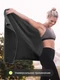 Полотенце спортивное охлаждающее Urbanfit, микрофибра, черное - фото № 8