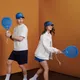Ракетка для игры в падел-теннис Summer Club в чехле, синяя / белая - фото № 4