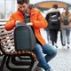 Рюкзак Bobby Tech с защитой от карманников, с солнечной батареей, серый - фото № 58