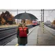 Рюкзак для ноутбука Rolltop, 600D, красный - фото № 6