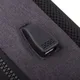 Рюкзак с RFID защитой Bag Fly Core, темно-серый / голубой - фото № 9