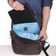 Рюкзак с RFID защитой Bag Fly Core, темно-серый / голубой - фото № 7