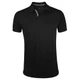 Рубашка поло мужская Sol's Portland Men 200, черная - фото № 1