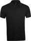 Рубашка поло мужская Sol's Prime Men 200, черная - фото № 1