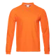 Рубашка поло мужская с длинным рукавом Stan 04S, оранжевая - фото № 1
