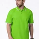 Рубашка поло мужская с окантовкой Stan 04T, 185 гр/м2, ярко-зеленая - фото № 4