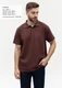 Рубашка поло мужская Stan 04, 185 гр/м2, коричневая - фото № 4
