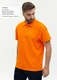 Рубашка поло мужская Stan 04, оранжевая - фото № 4