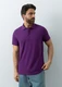 Рубашка поло мужская Stan 104, 185 гр/м2, фиолетовая - фото № 6