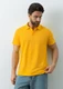 Рубашка поло мужская Stan 104, 185 гр/м2, желтая - фото № 6