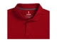 Поло с длинным рукавом мужское Elevate Oakville, красное - фото № 4