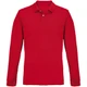 Рубашка поло унисекс с длинным рукавом Sol's Pacific LSL, красная - фото № 1