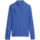 Рубашка поло унисекс с длинным рукавом Sol's Pacific LSL, ярко-синяя  - фото № 1