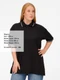 Футболка поло мужская Unit Virma Stripes, черная - фото № 10