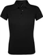 Рубашка поло женская Sol's Prime Women 200, черная - фото № 1