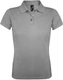 Рубашка поло женская Sol's Prime Women 200, серый меланж - фото № 1
