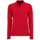 Поло с длинным рукавом женское Sol's Perfect LSL Women, красное - фото № 1