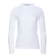 Рубашка поло женская с длинным рукавом Stan 04SW, белая - фото № 1
