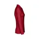 Рубашка поло женская с длинным рукавом TH Clothes Bern Women 210, бордовая - фото № 3