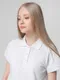 Футболка поло женская Unit Virma Lady, белая - фото № 8