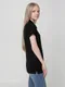 Футболка поло женская Unit Virma Lady, черная - фото № 6