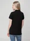 Футболка поло женская Unit Virma Lady, черная - фото № 7