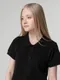 Футболка поло женская Unit Virma Lady, черная - фото № 8