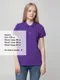 Футболка поло женская Unit Virma Lady, фиолетовая - фото № 4