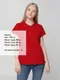 Футболка поло женская Unit Virma Lady, красная - фото № 4