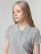Футболка поло женская Unit Virma Lady, серый меланж - фото № 8