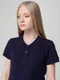 Футболка поло женская Unit Virma Lady, темно-синяя - фото № 8
